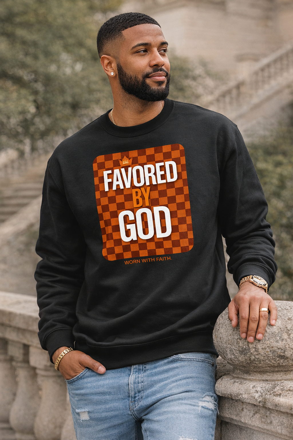 Favored By God Crewneck