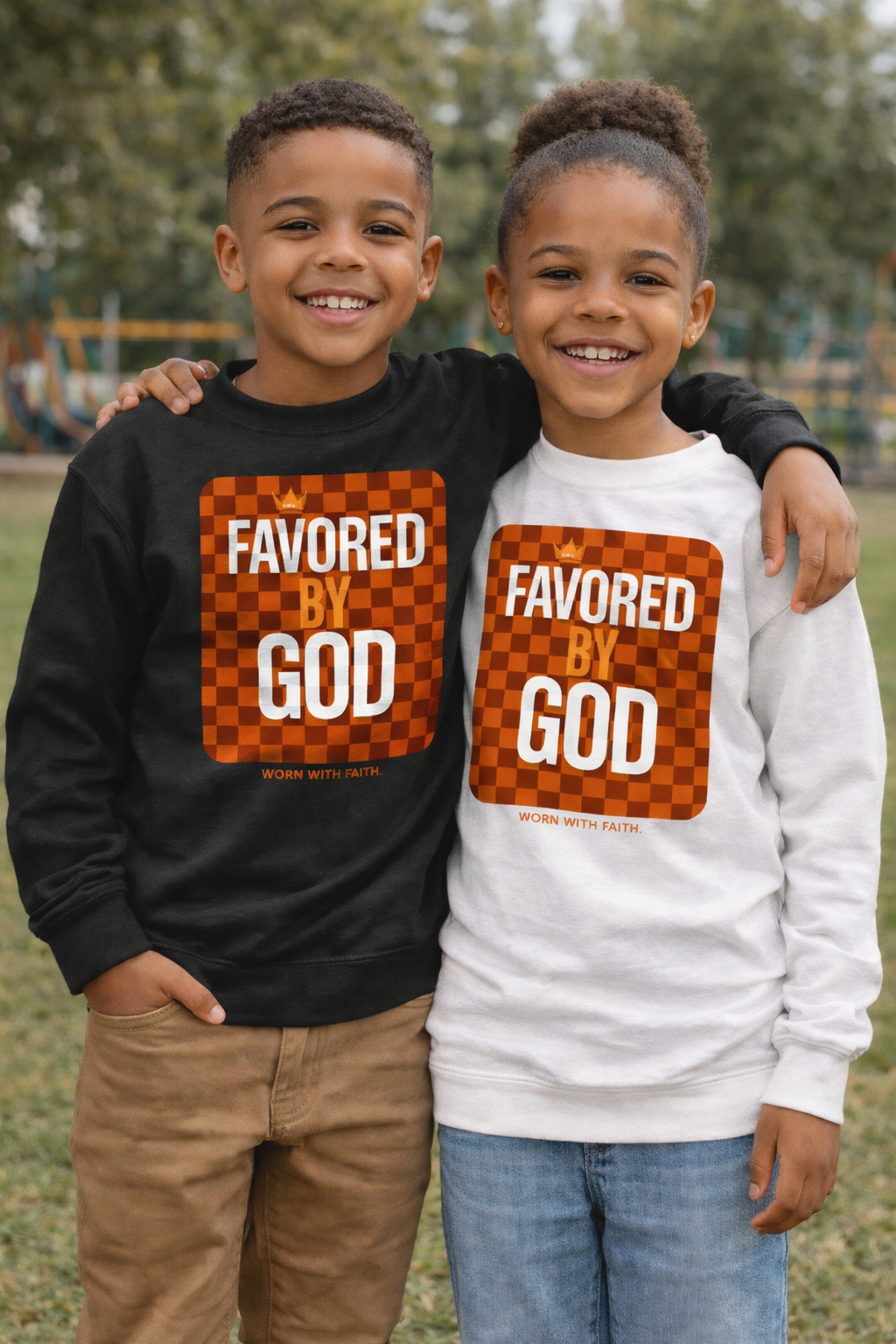 Favored By God Youth Crewneck