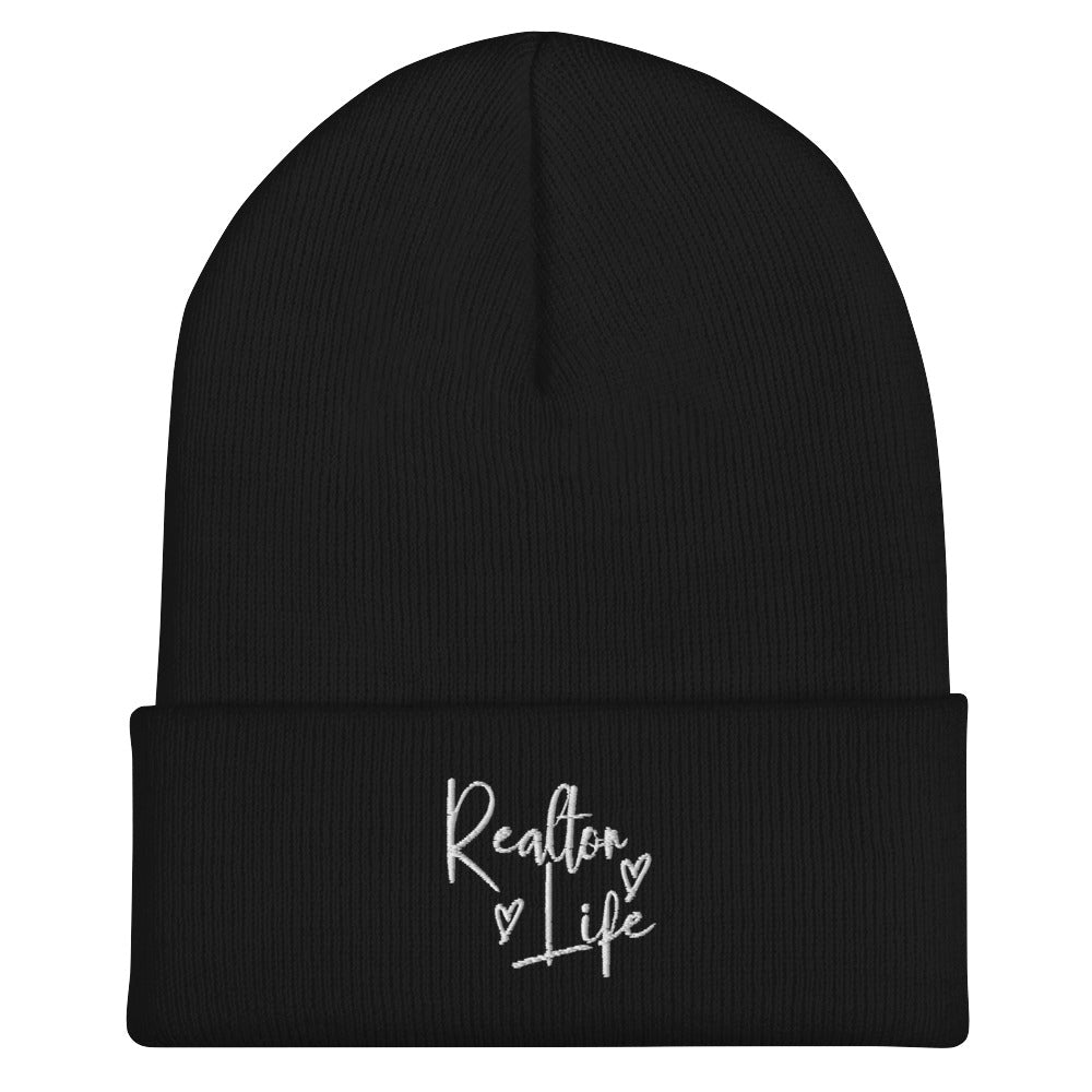 Realtor Life Cuffed Beanie