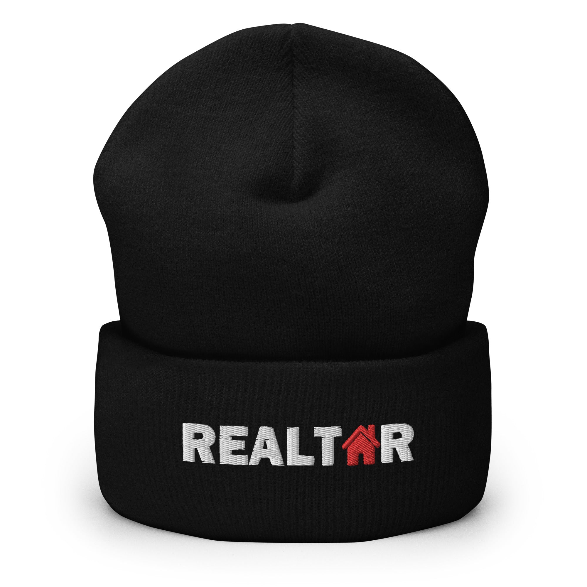 Realtor Red House Cuffed Beanie