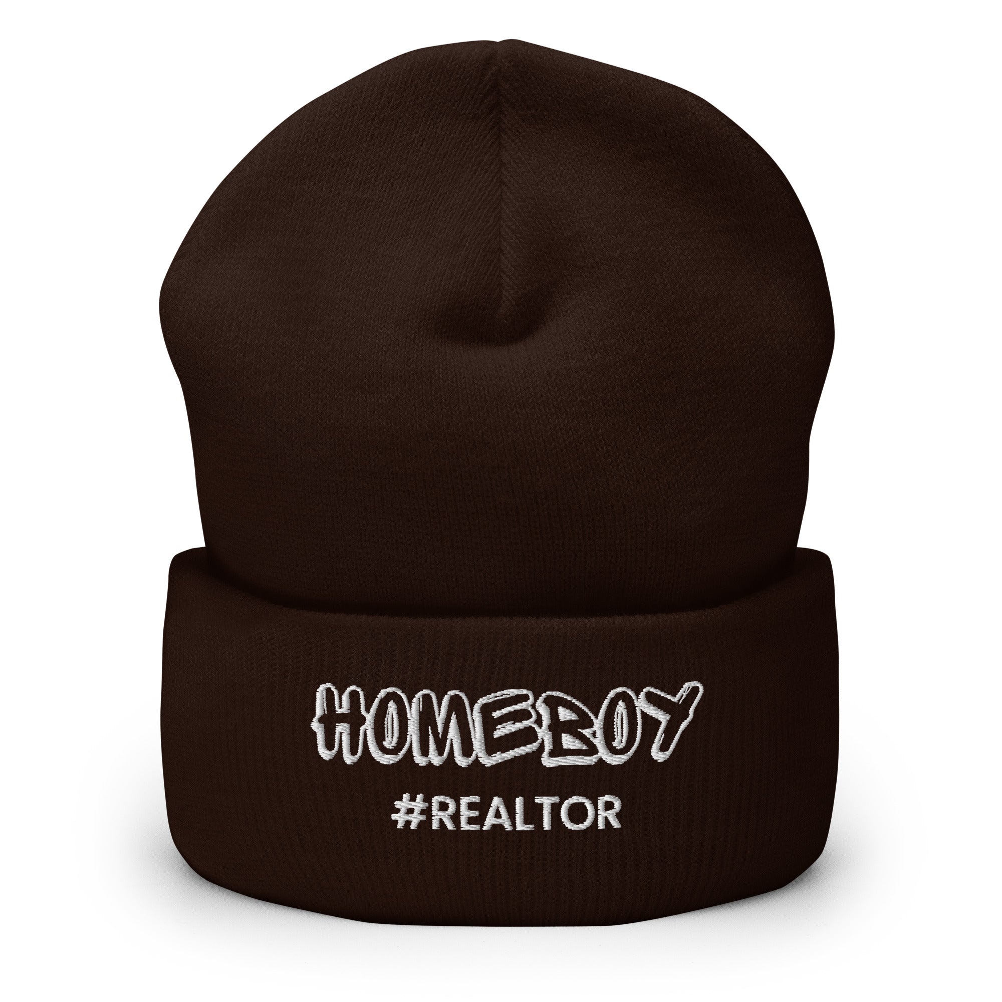 Home Boy #Realtor Cuffed Beanie