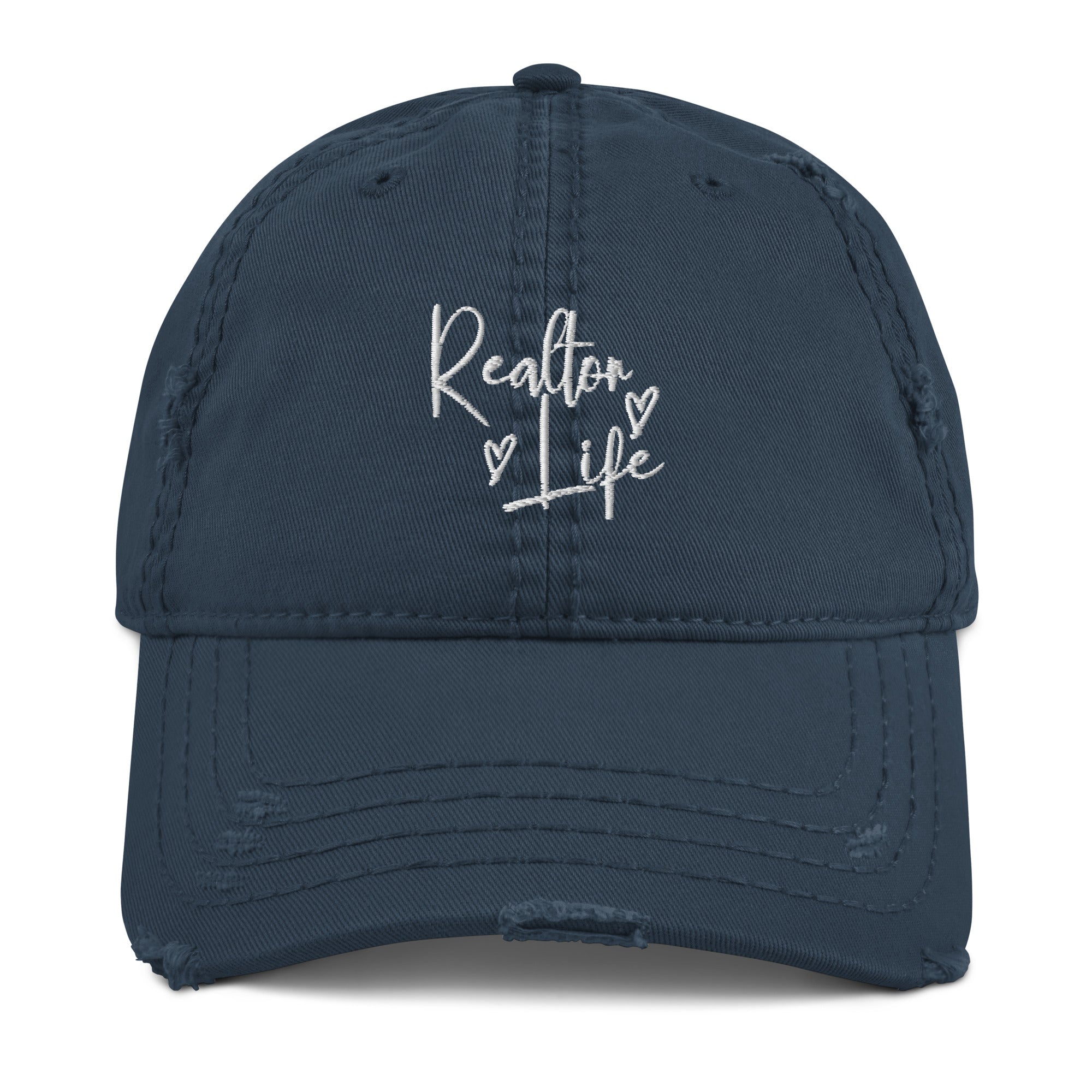 Realtor Life Distressed Dad Hat