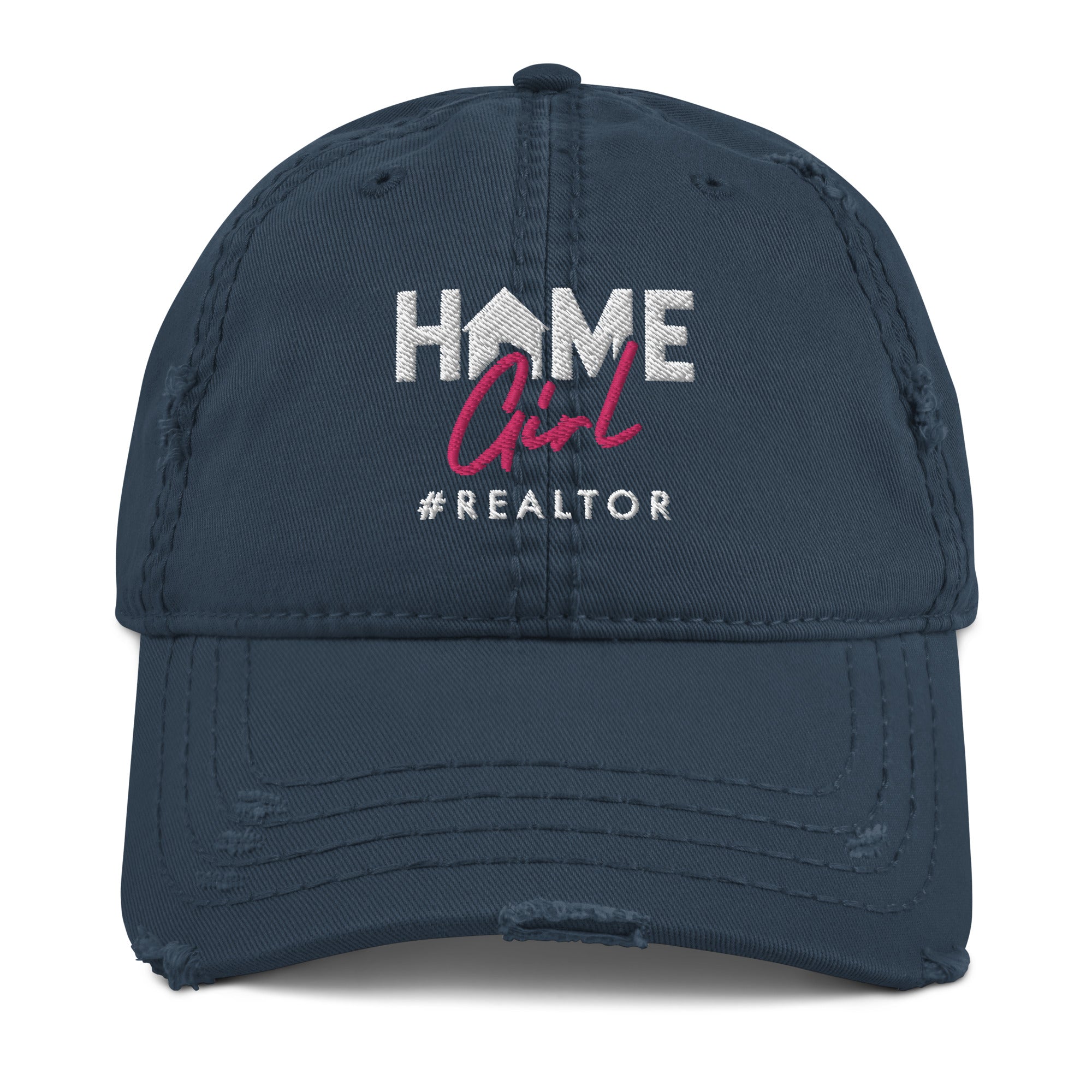 Home Girl #Realtor Distressed Dad Hat