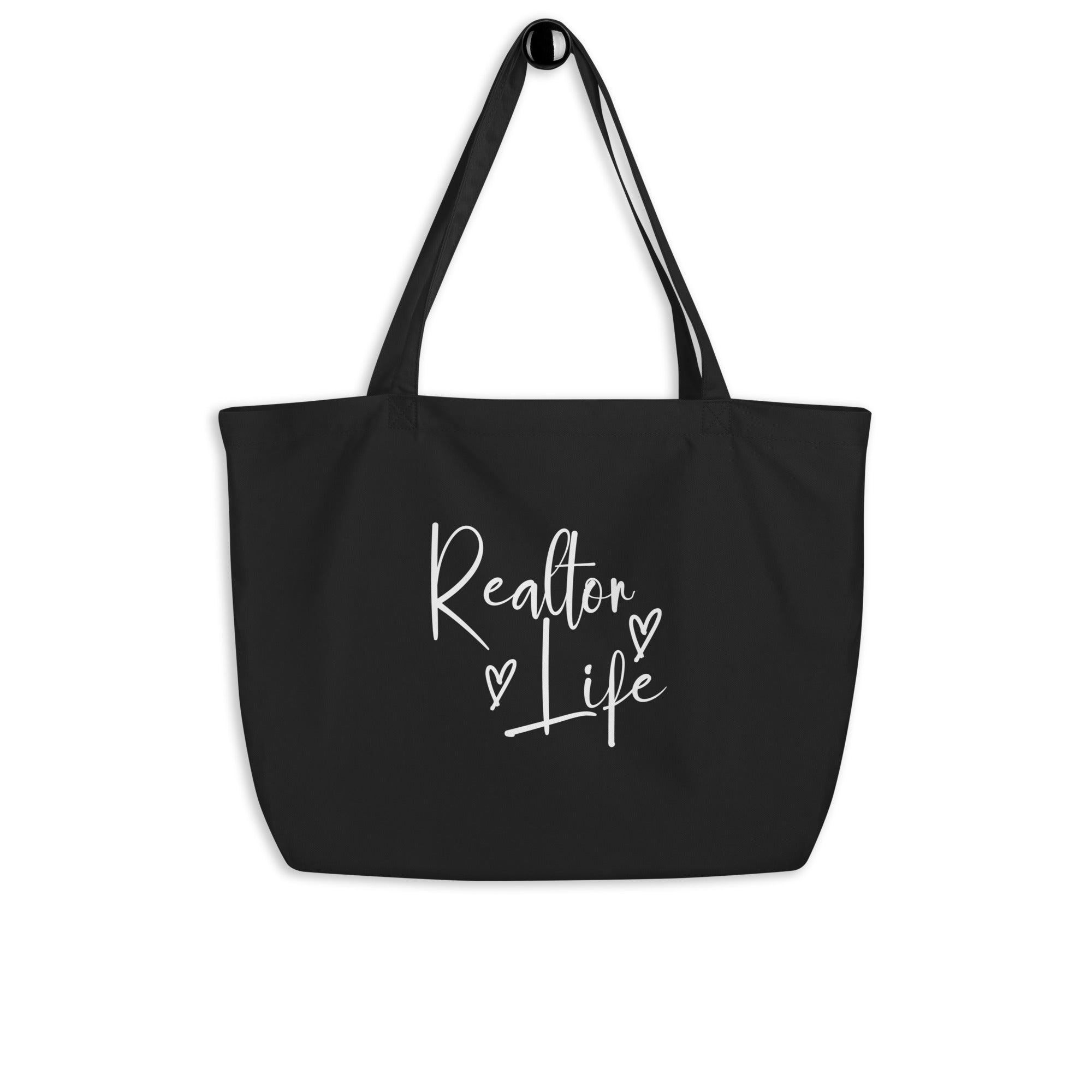 Realtor Life Large organic tote bag