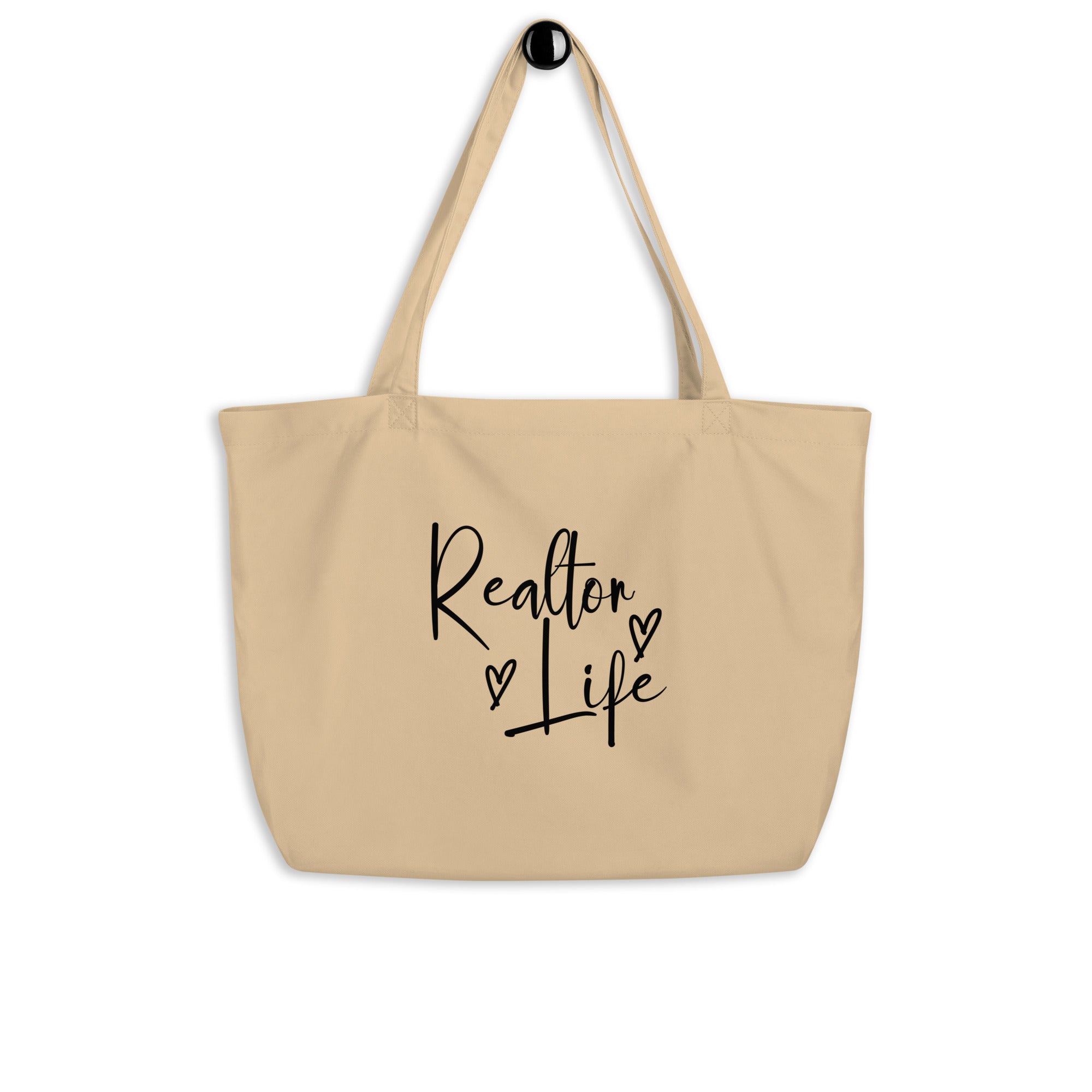 Realtor Life Large organic tote bag