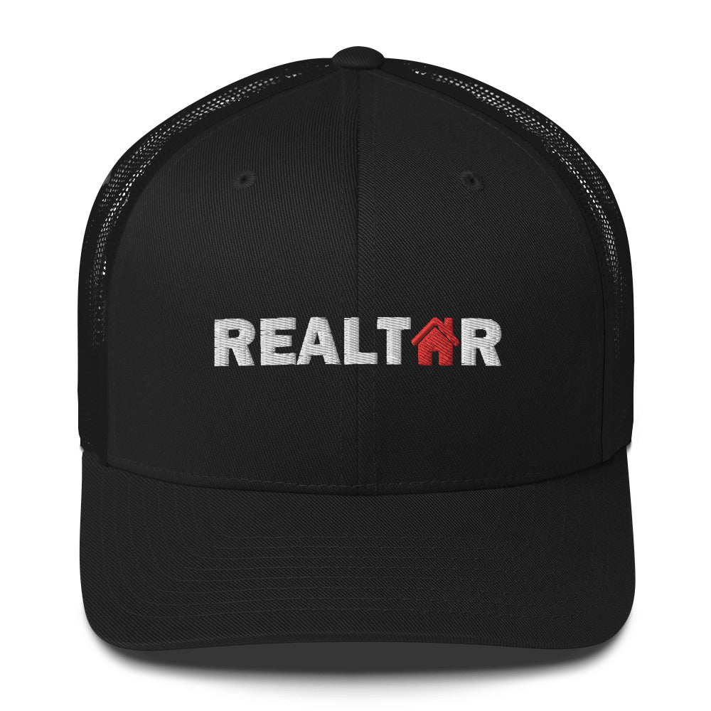 Realtor Red House Trucker Cap