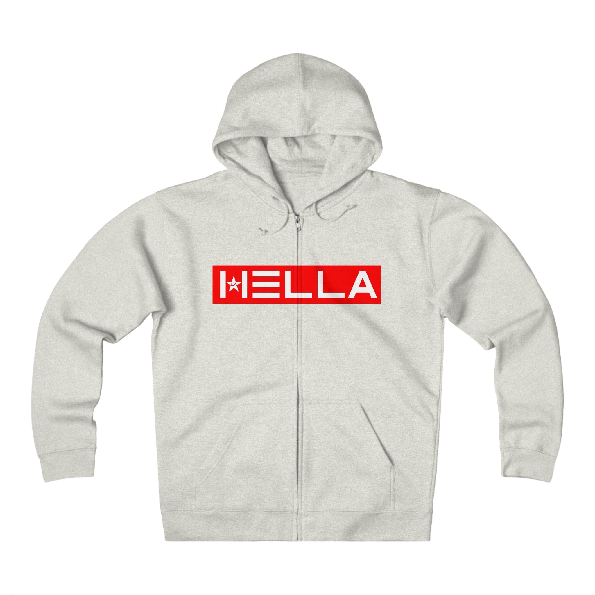 HELLA Classic Name Block Zip Hoodie