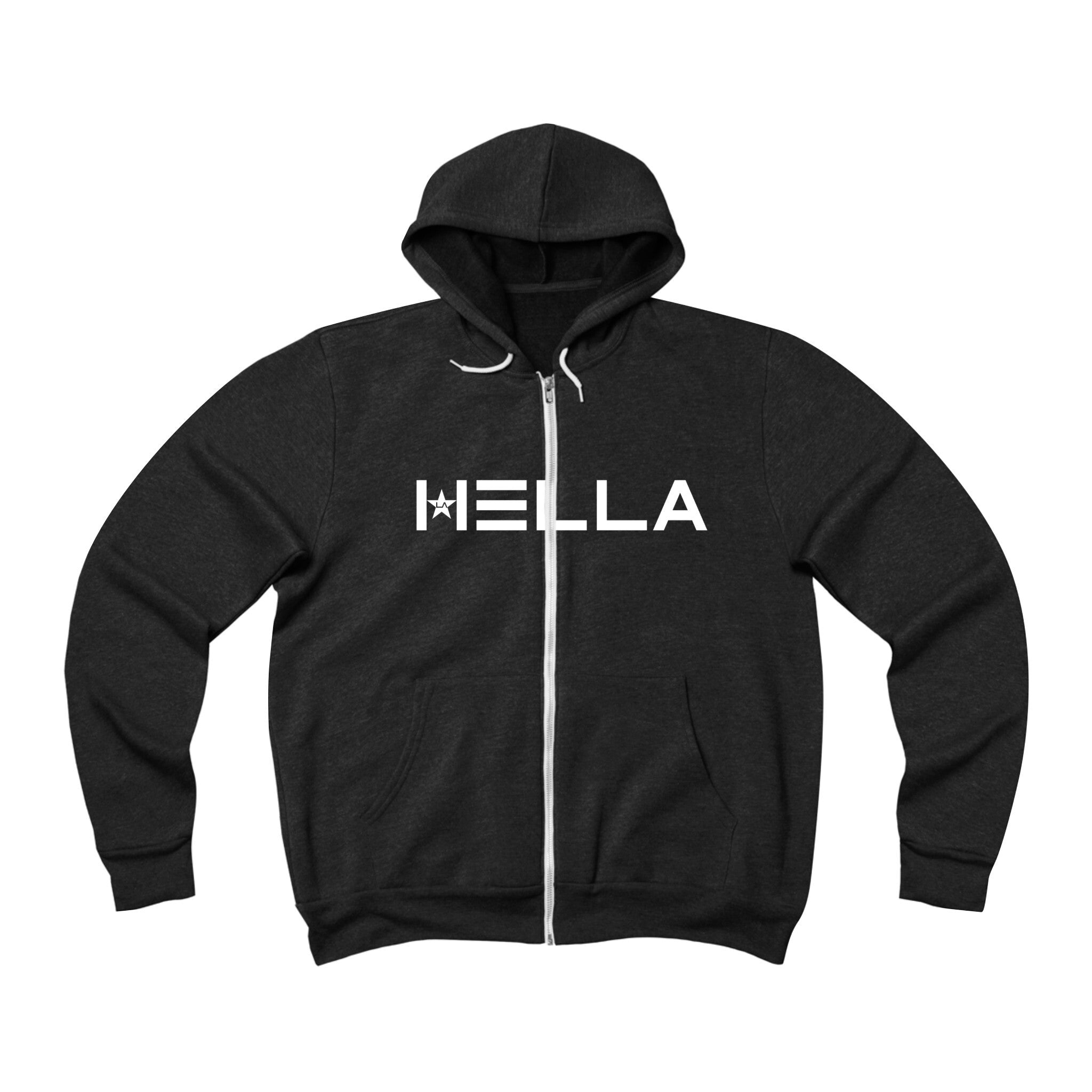 HELLA Classic Name Block Zip Hoodie