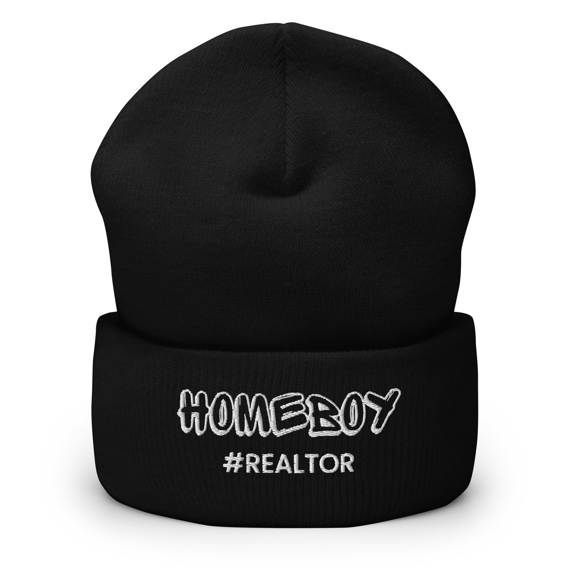 Home Boy #Realtor Cuffed Beanie