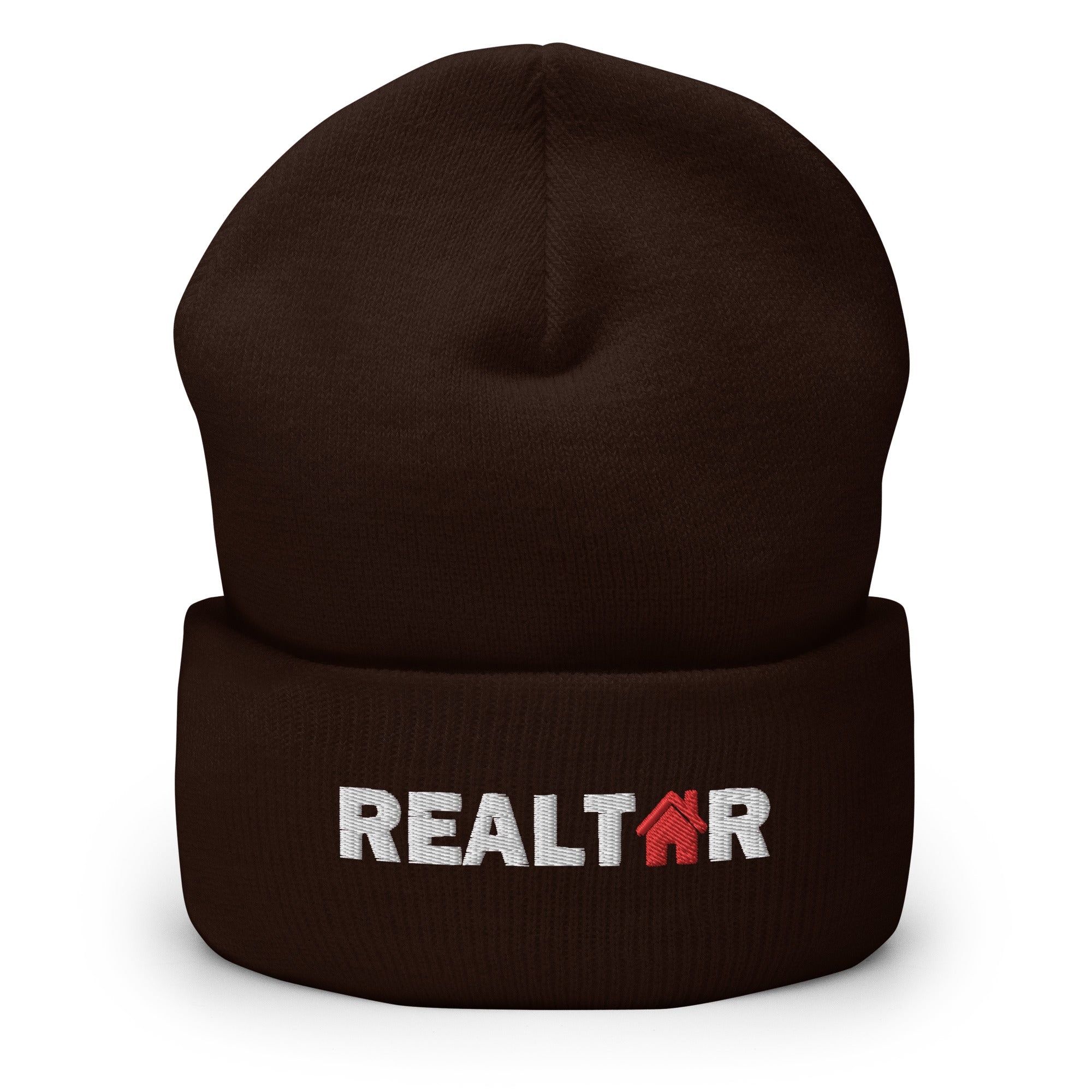 Realtor Red House Cuffed Beanie