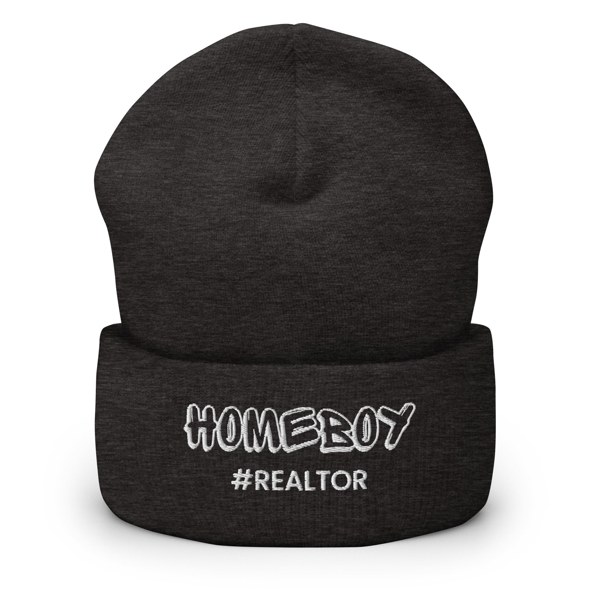 Home Boy #Realtor Cuffed Beanie