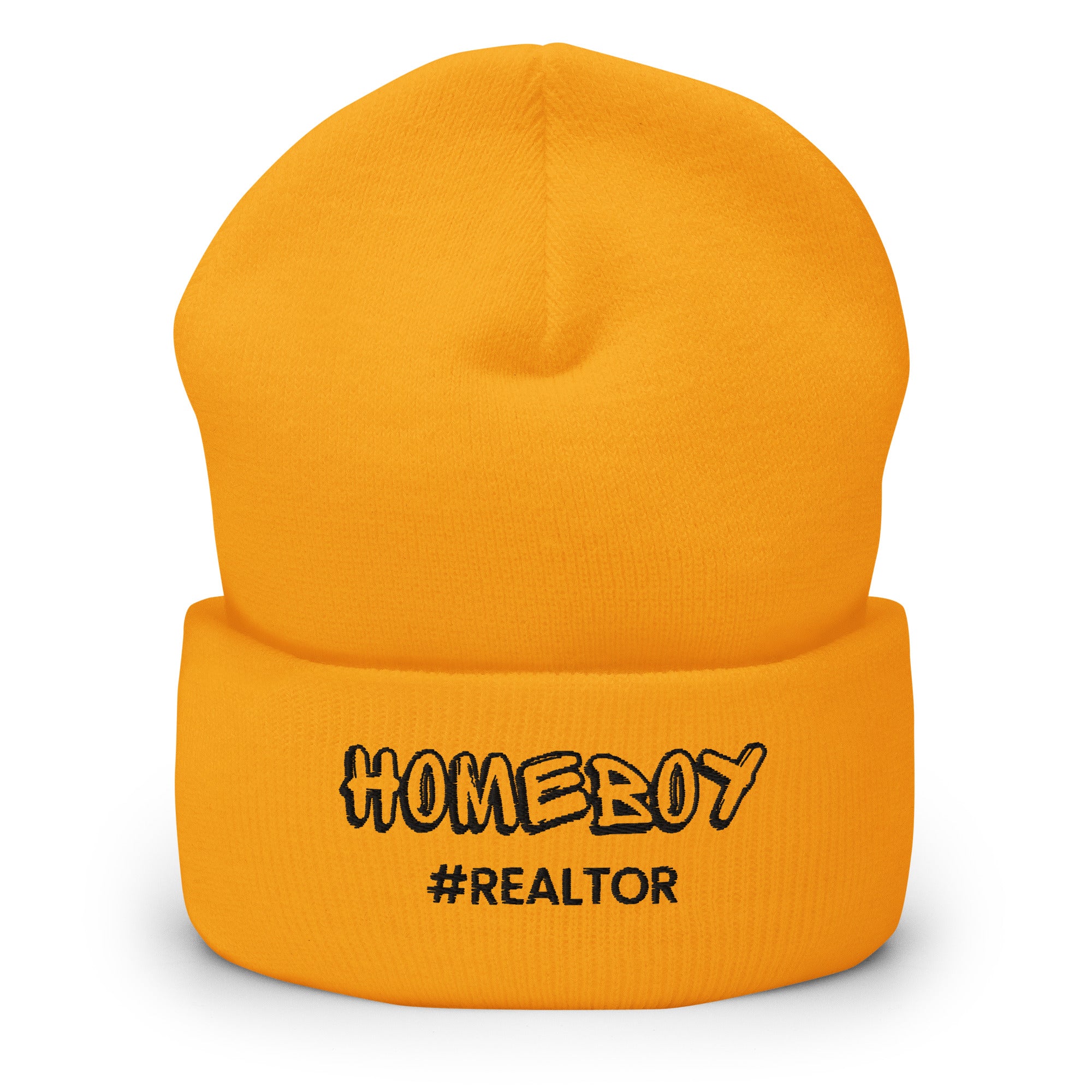 Home Boy #Realtor Cuffed Beanie