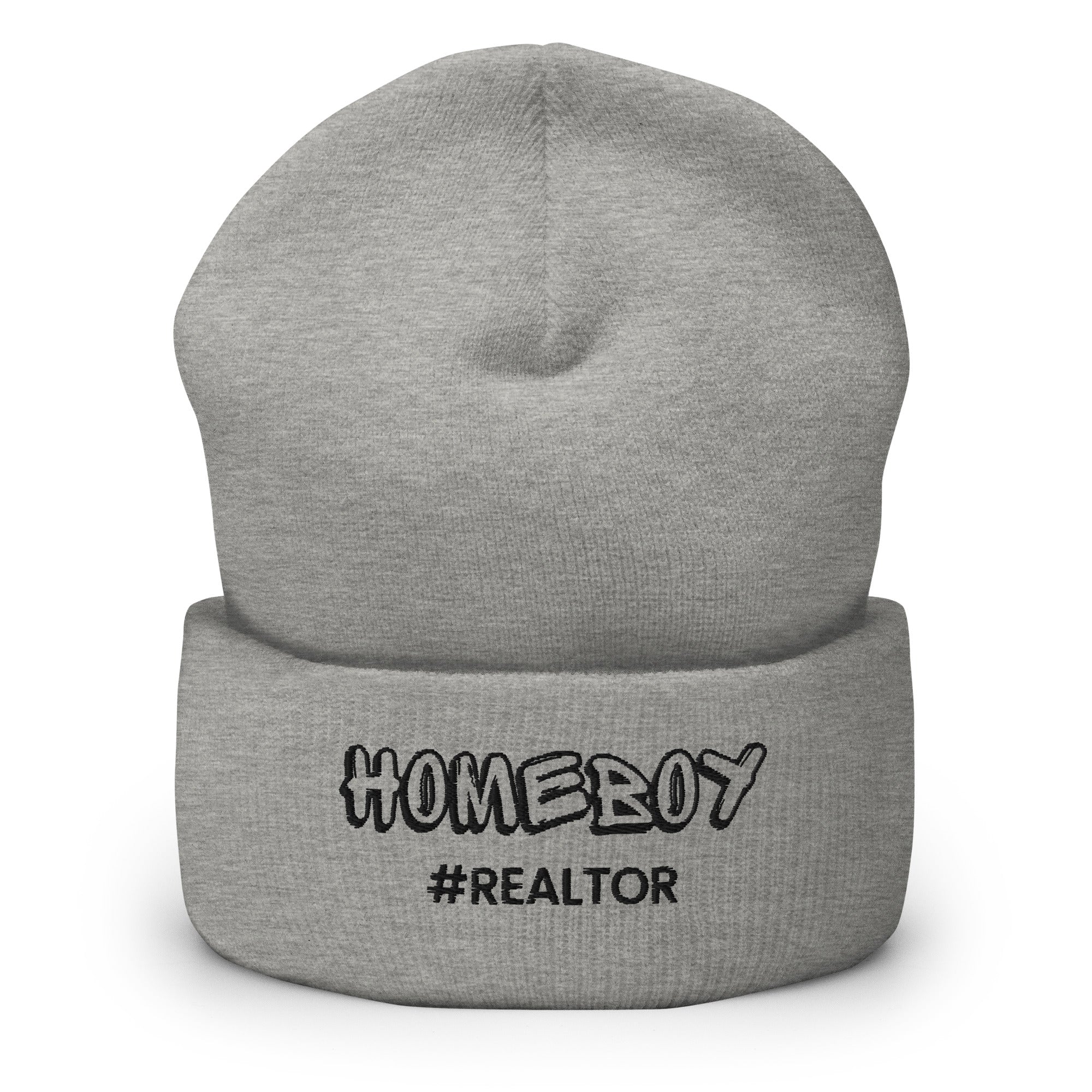 Home Boy #Realtor Cuffed Beanie