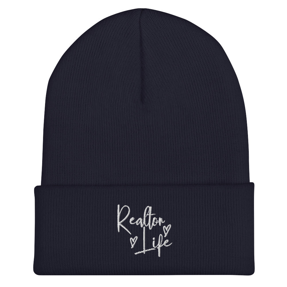 Realtor Life Cuffed Beanie