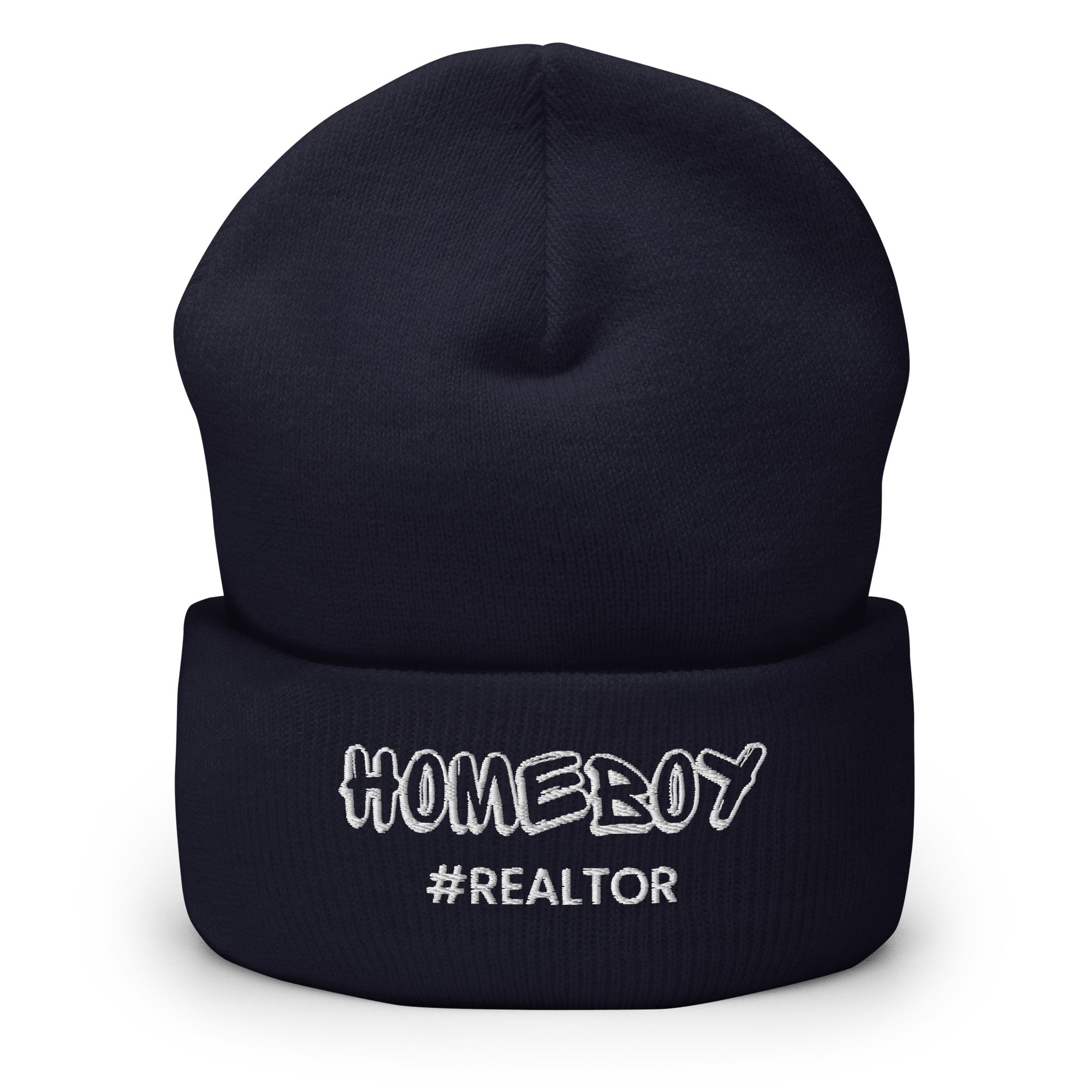 Home Boy #Realtor Cuffed Beanie