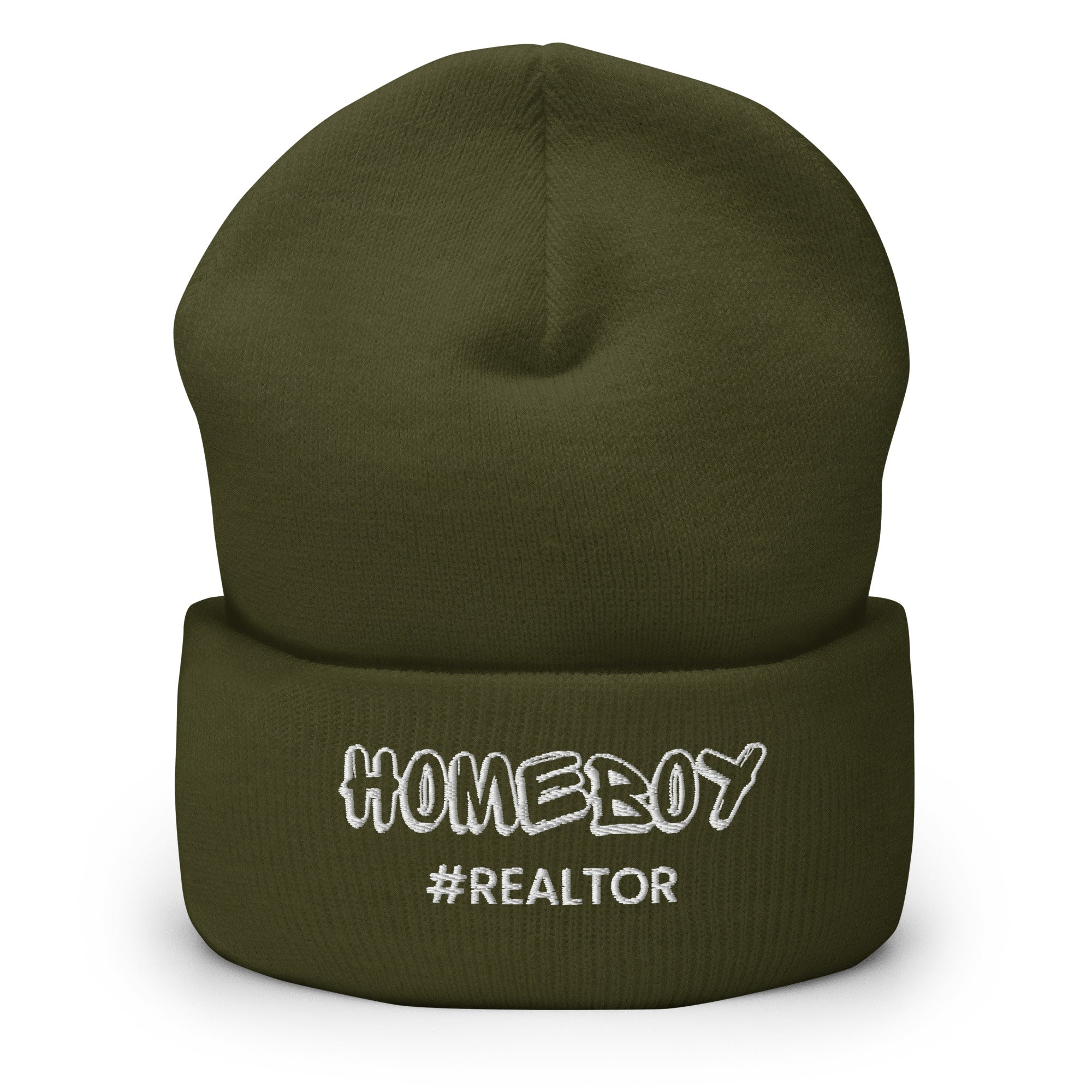 Home Boy #Realtor Cuffed Beanie
