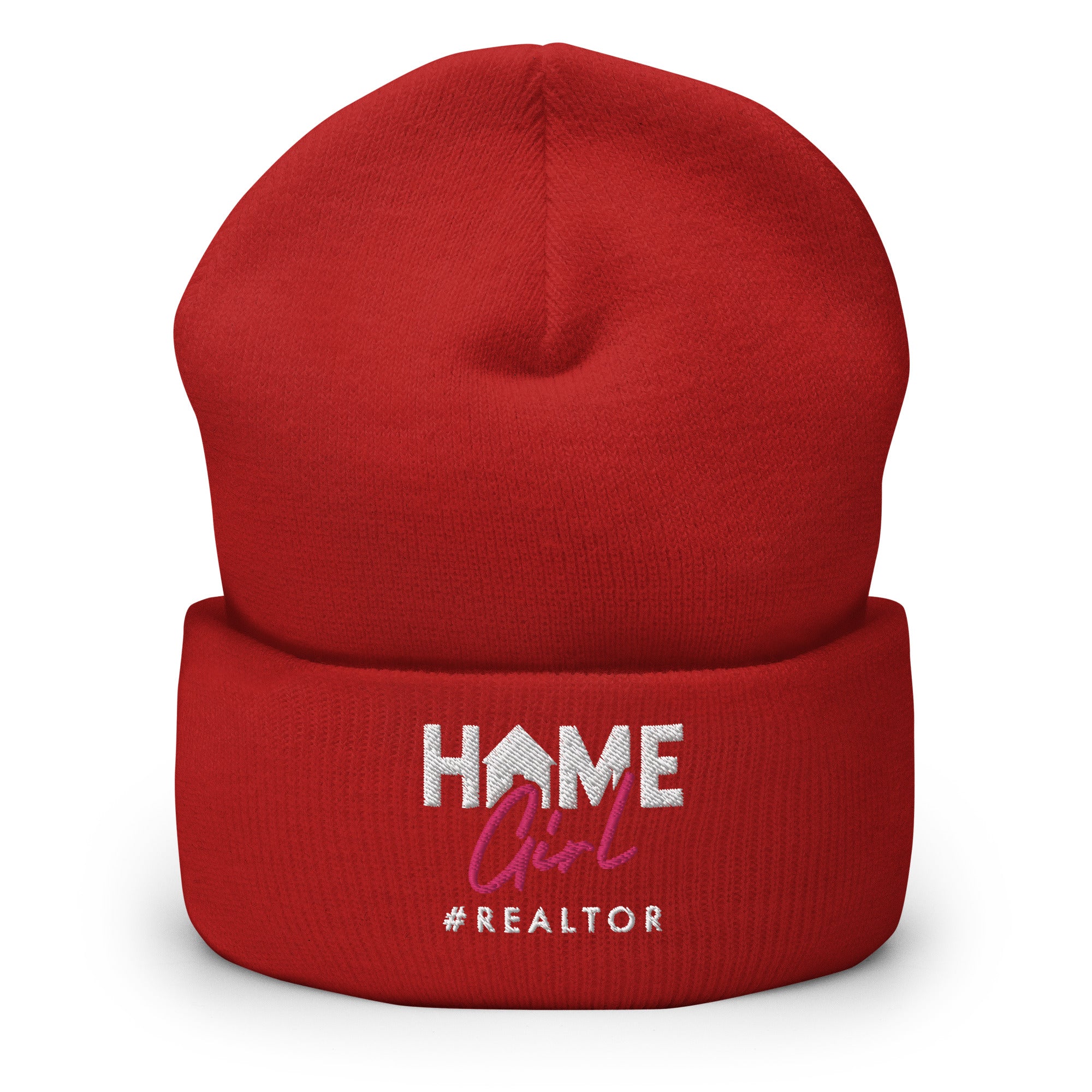 Home Girl #Realtor Cuffed Beanie
