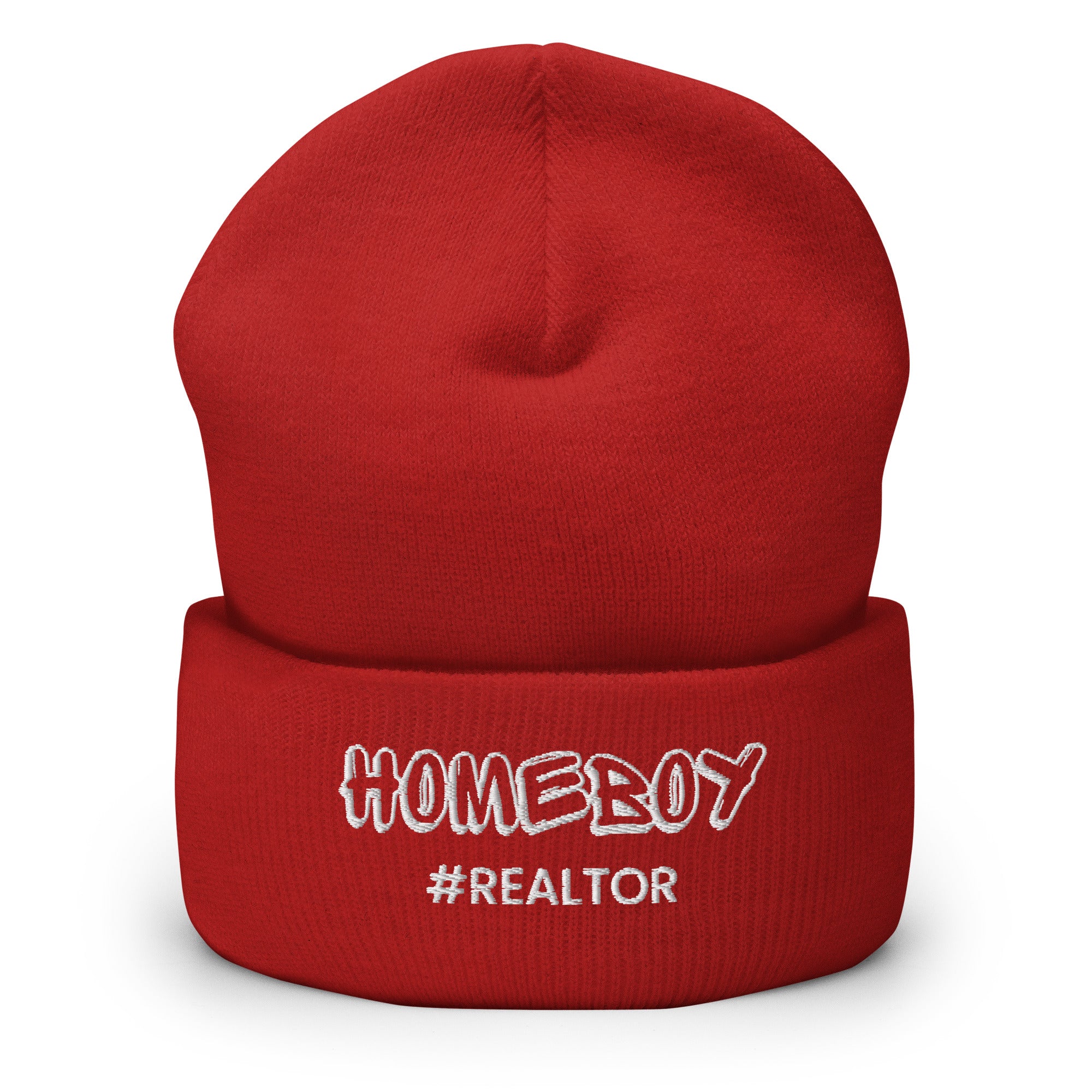 Home Boy #Realtor Cuffed Beanie