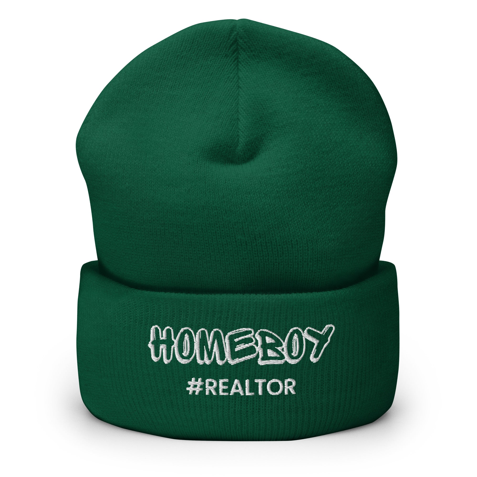 Home Boy #Realtor Cuffed Beanie