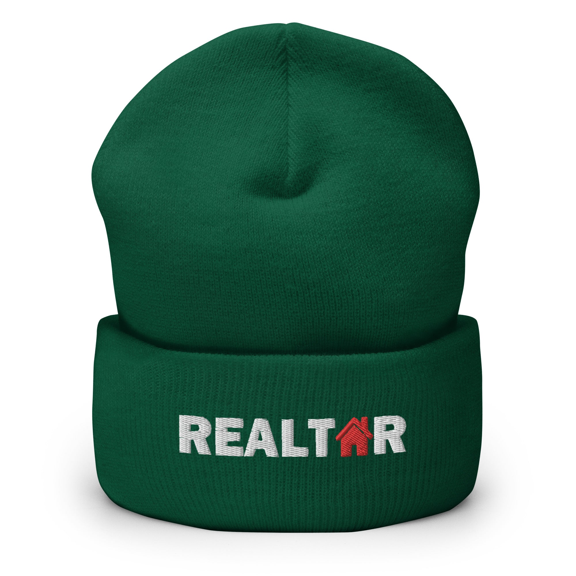 Realtor Red House Cuffed Beanie