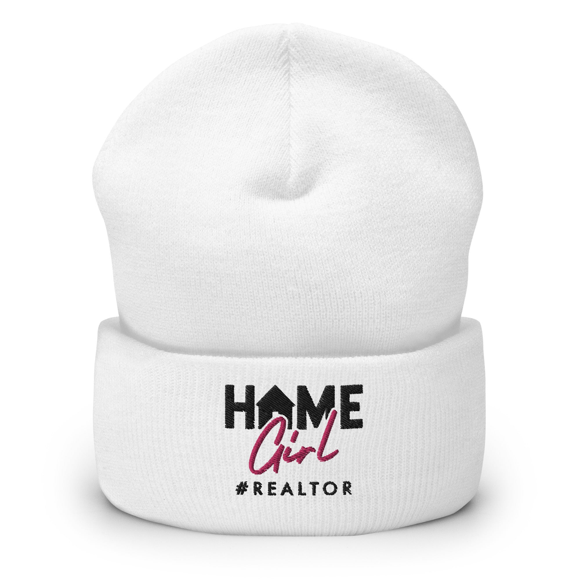 Home Girl #Realtor Cuffed Beanie