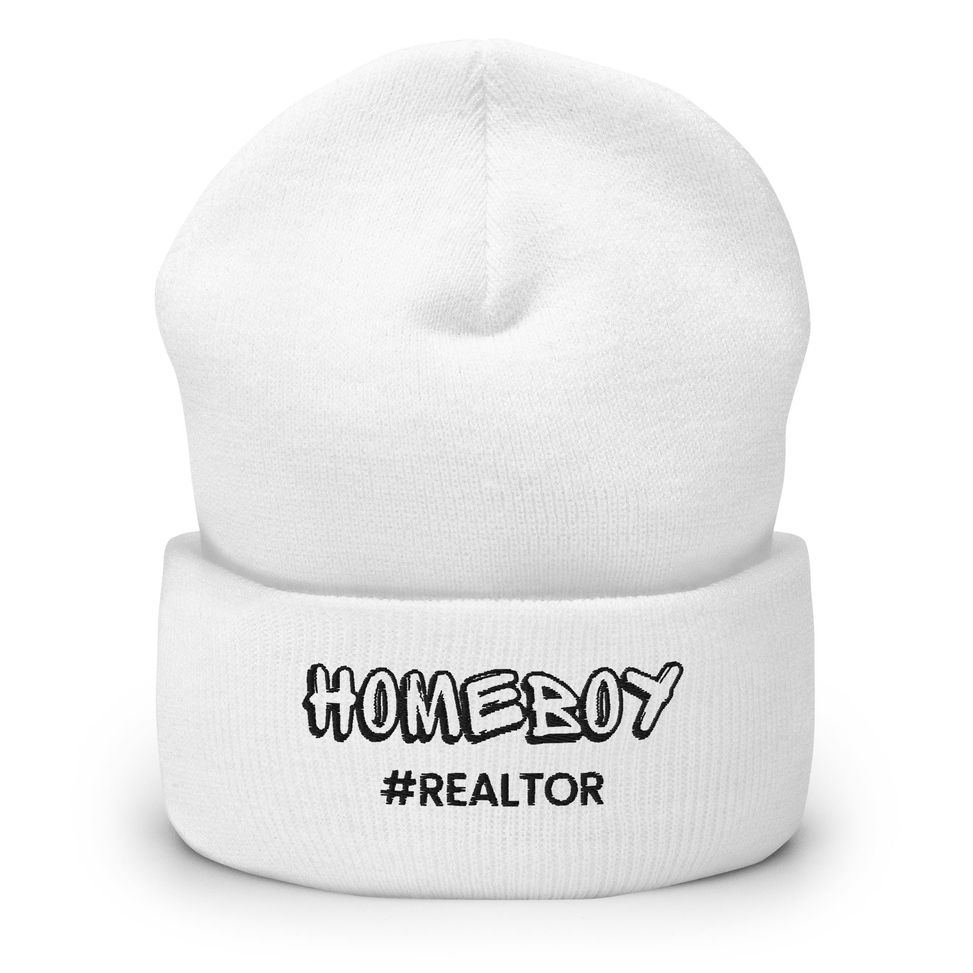 Home Boy #Realtor Cuffed Beanie
