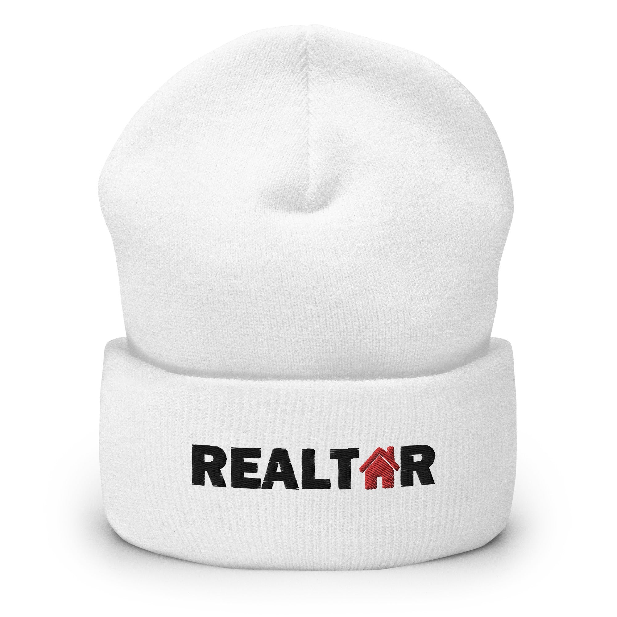 Realtor Red House Cuffed Beanie