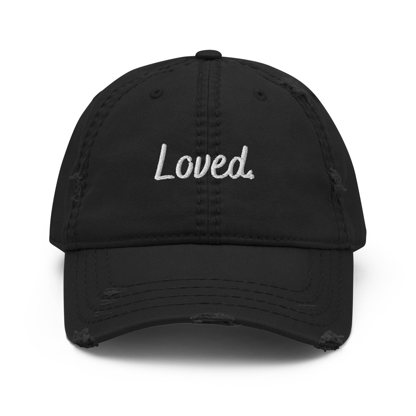 Loved Distressed Dad Hat