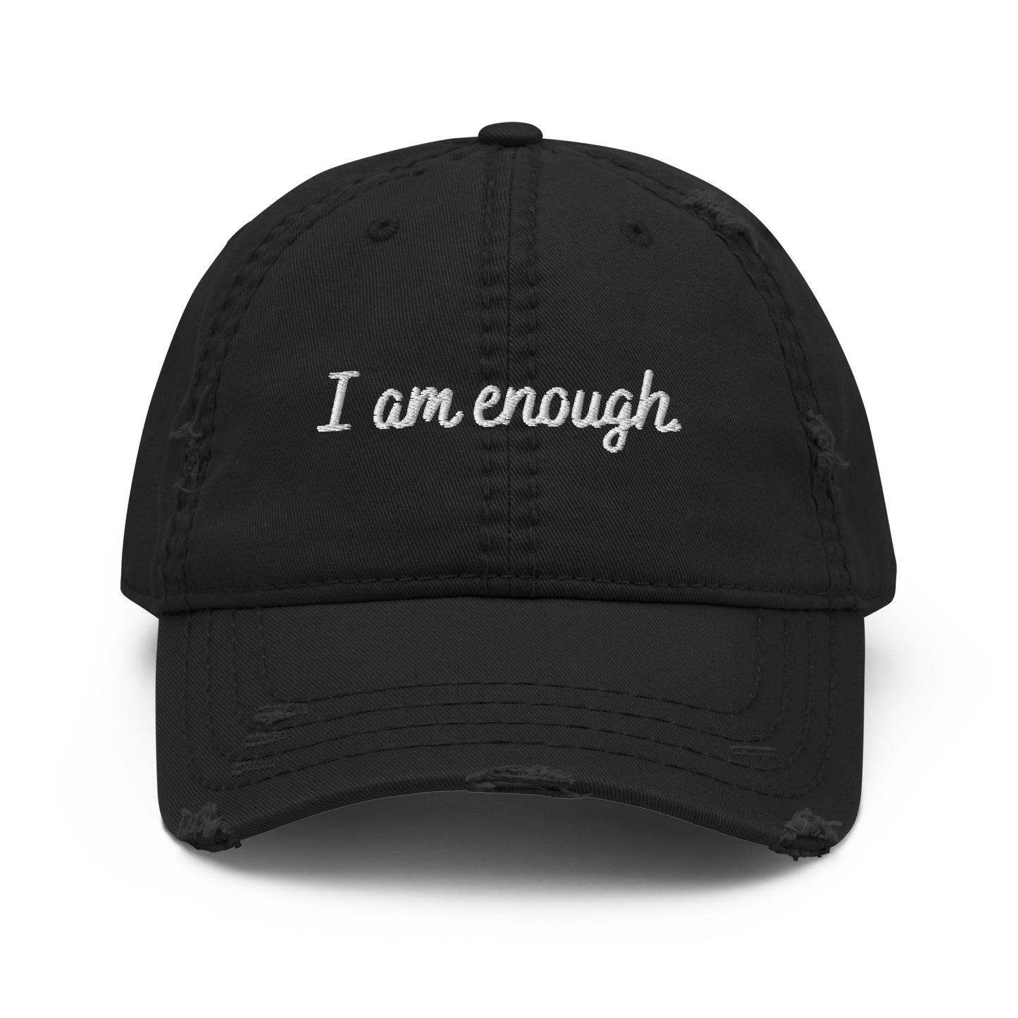 I am enough Distressed Dad Hat