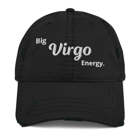 Big Virgo Energy Distressed Dad Hat