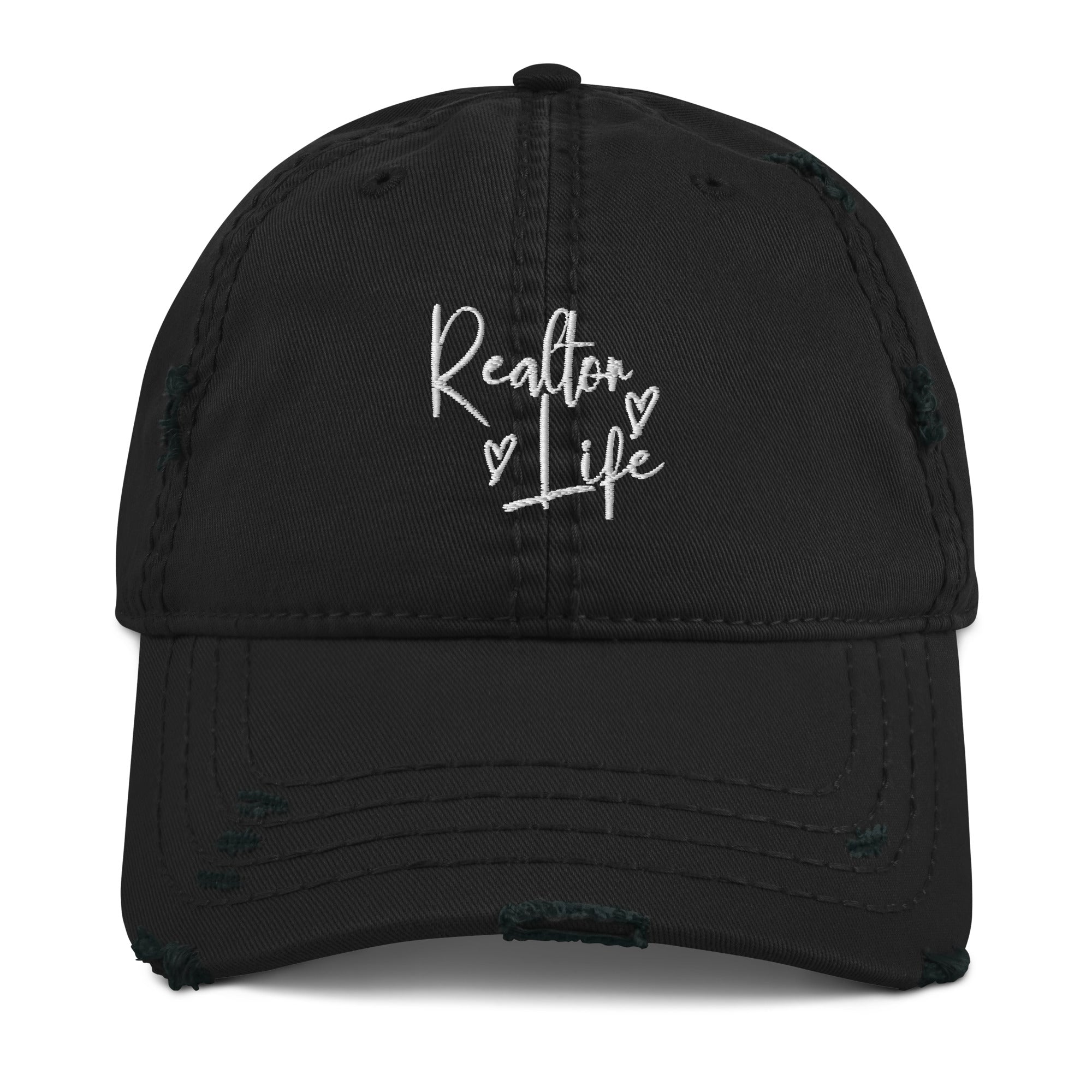 Realtor Life Distressed Dad Hat