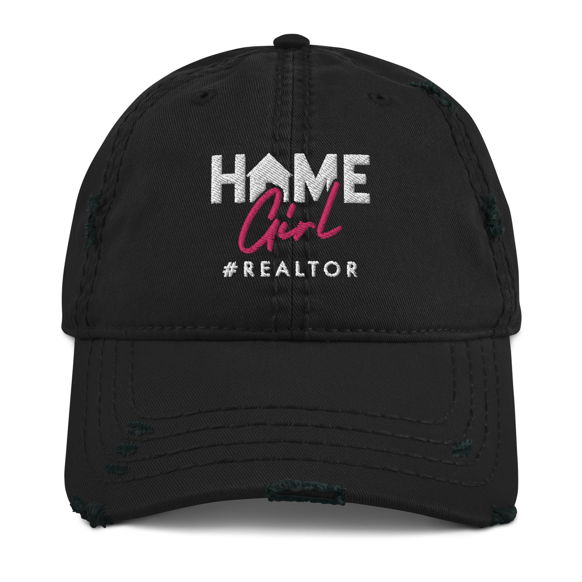 Home Girl #Realtor Distressed Dad Hat
