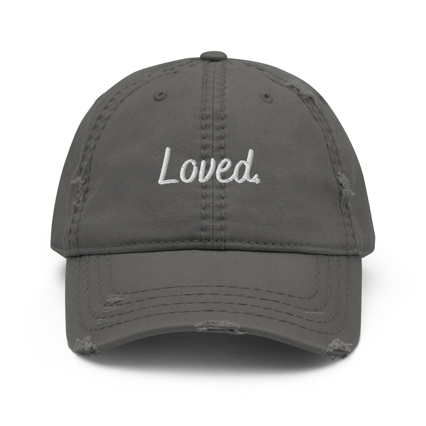 Loved Distressed Dad Hat