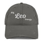 Big Leo Energy Distressed Dad Hat