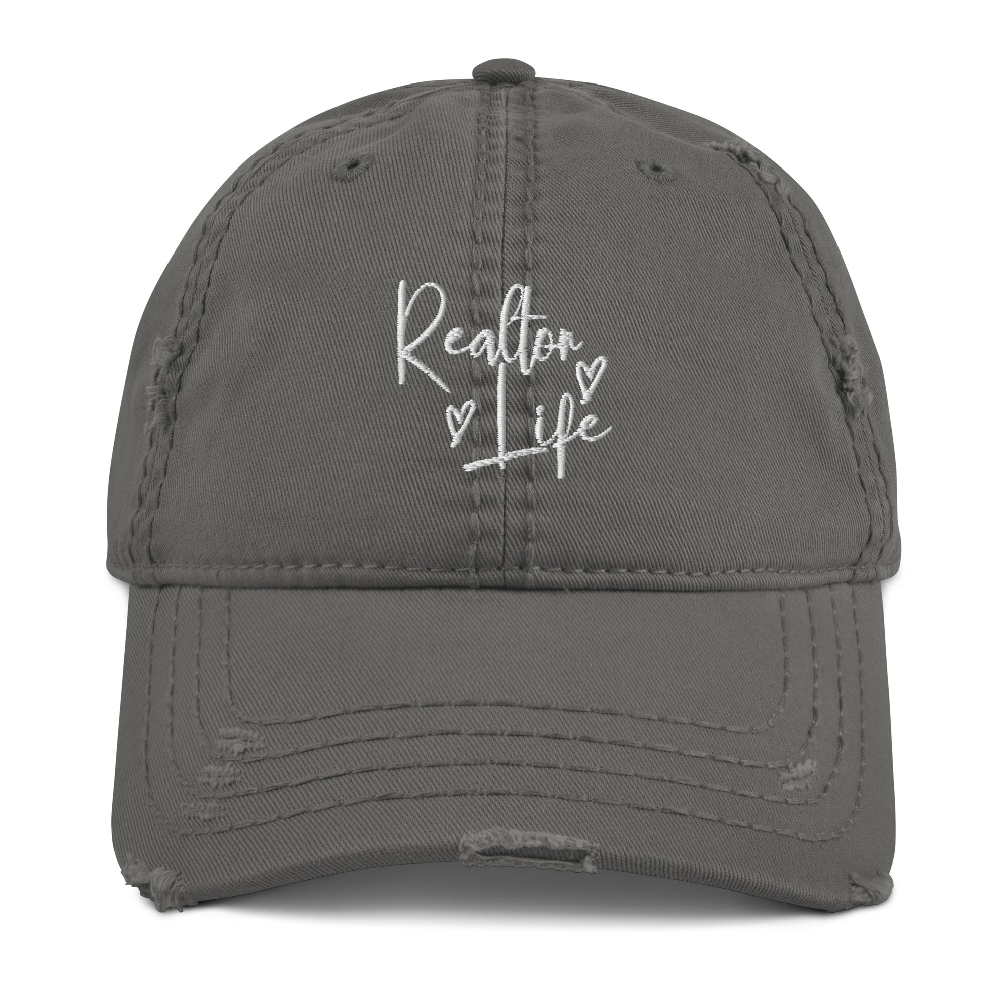 Realtor Life Distressed Dad Hat