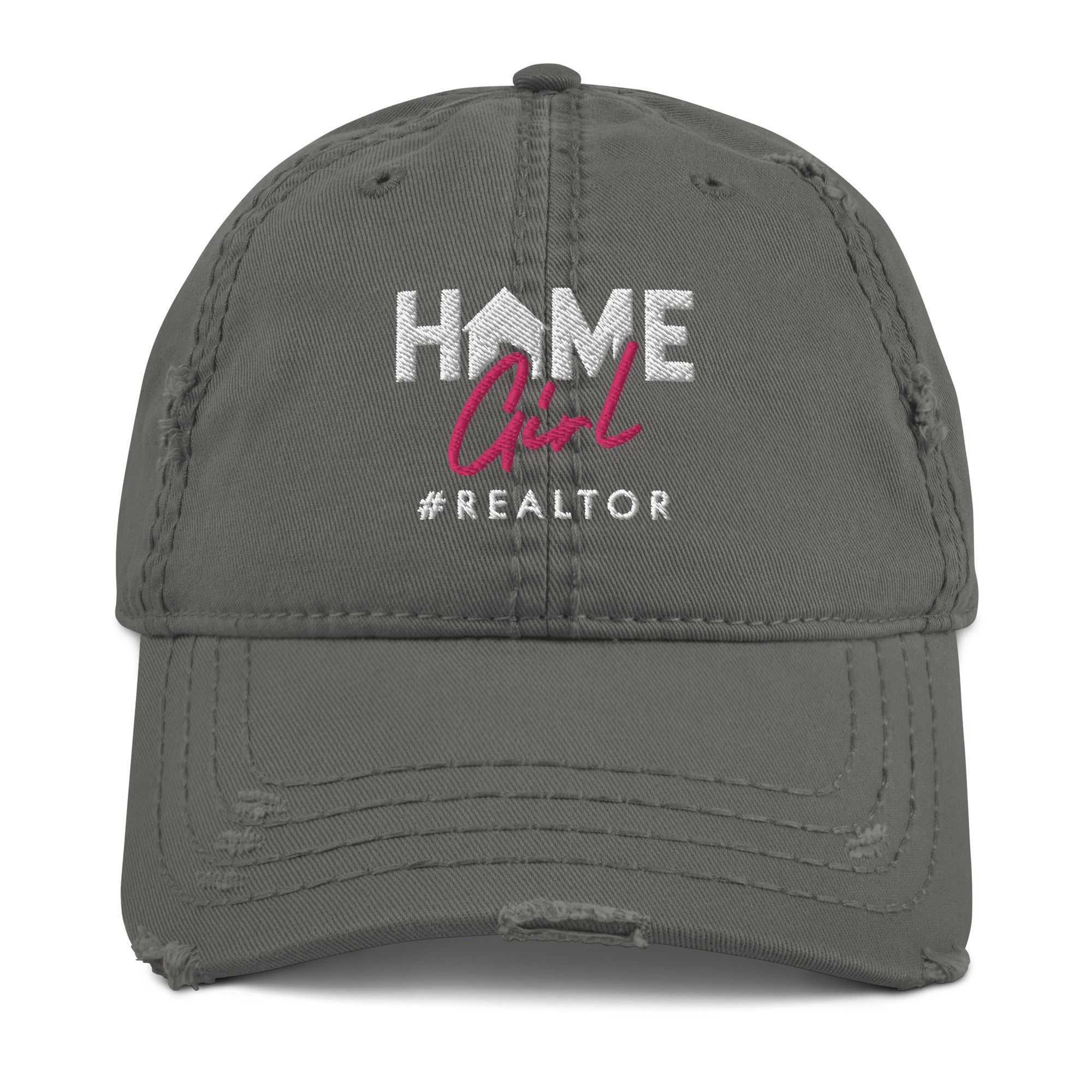 Home Girl #Realtor Distressed Dad Hat