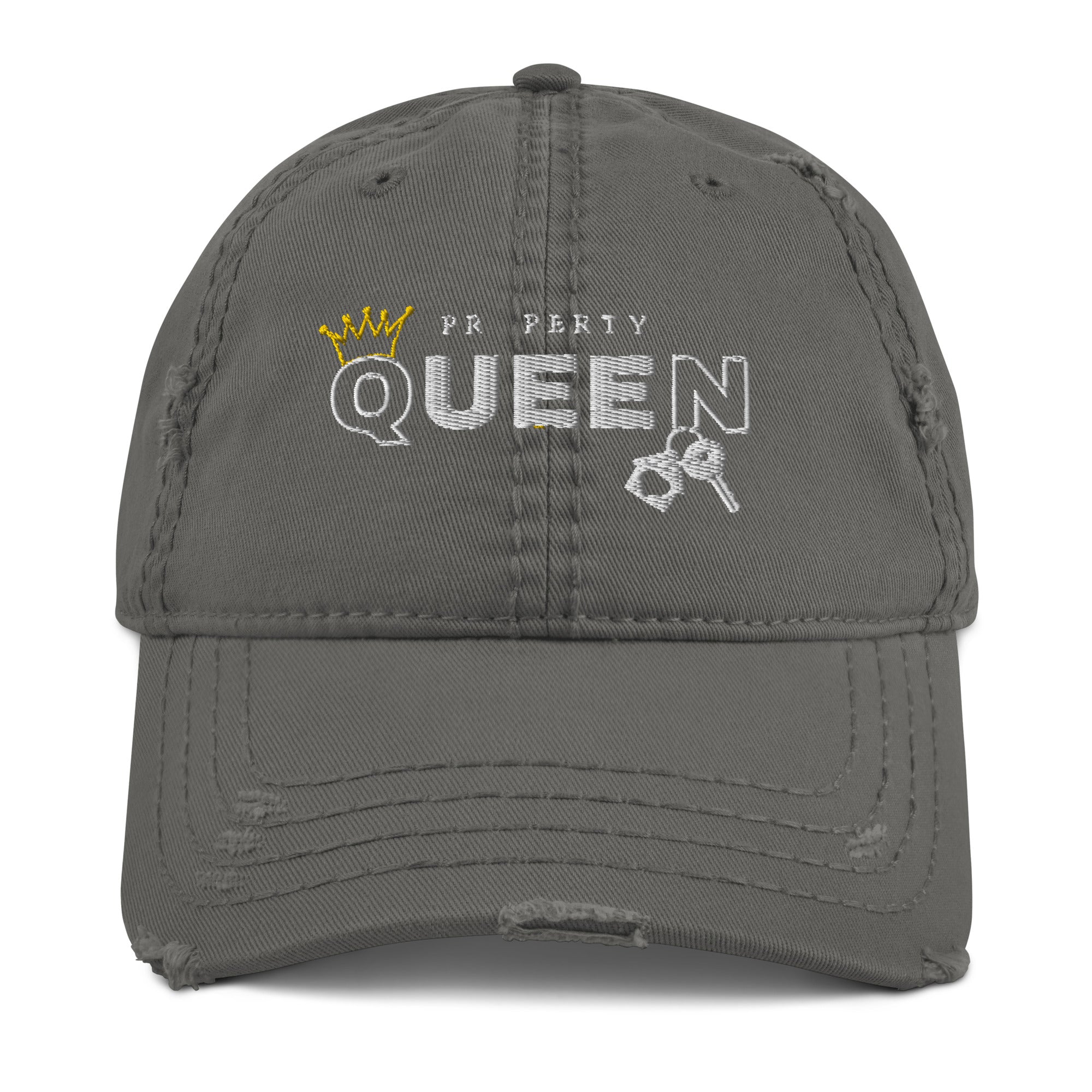 Property Queen Distressed Dad Hat
