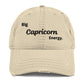 Big Capricorn Energy Distressed Dad Hat