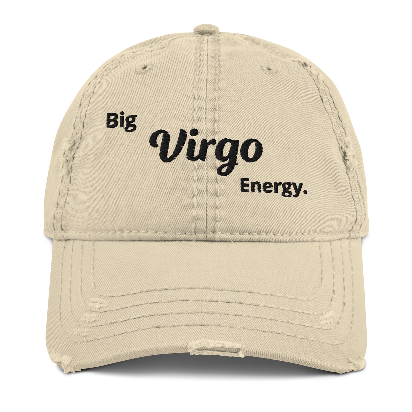 Big Virgo Energy Distressed Dad Hat