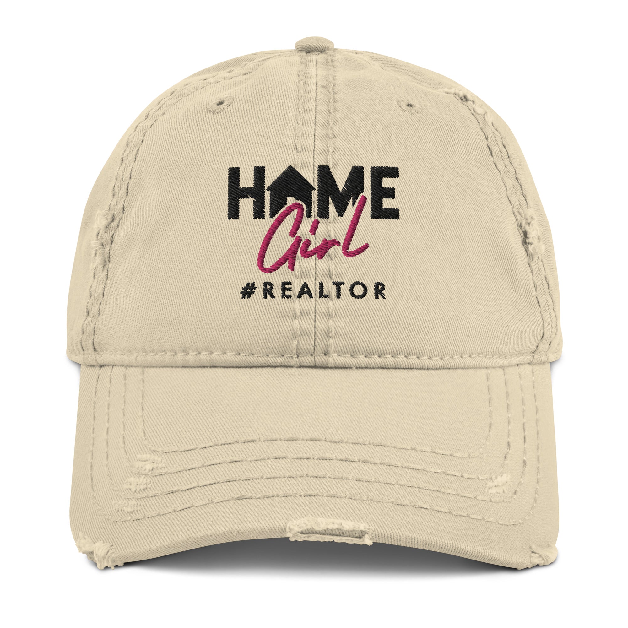 Home Girl #Realtor Distressed Dad Hat