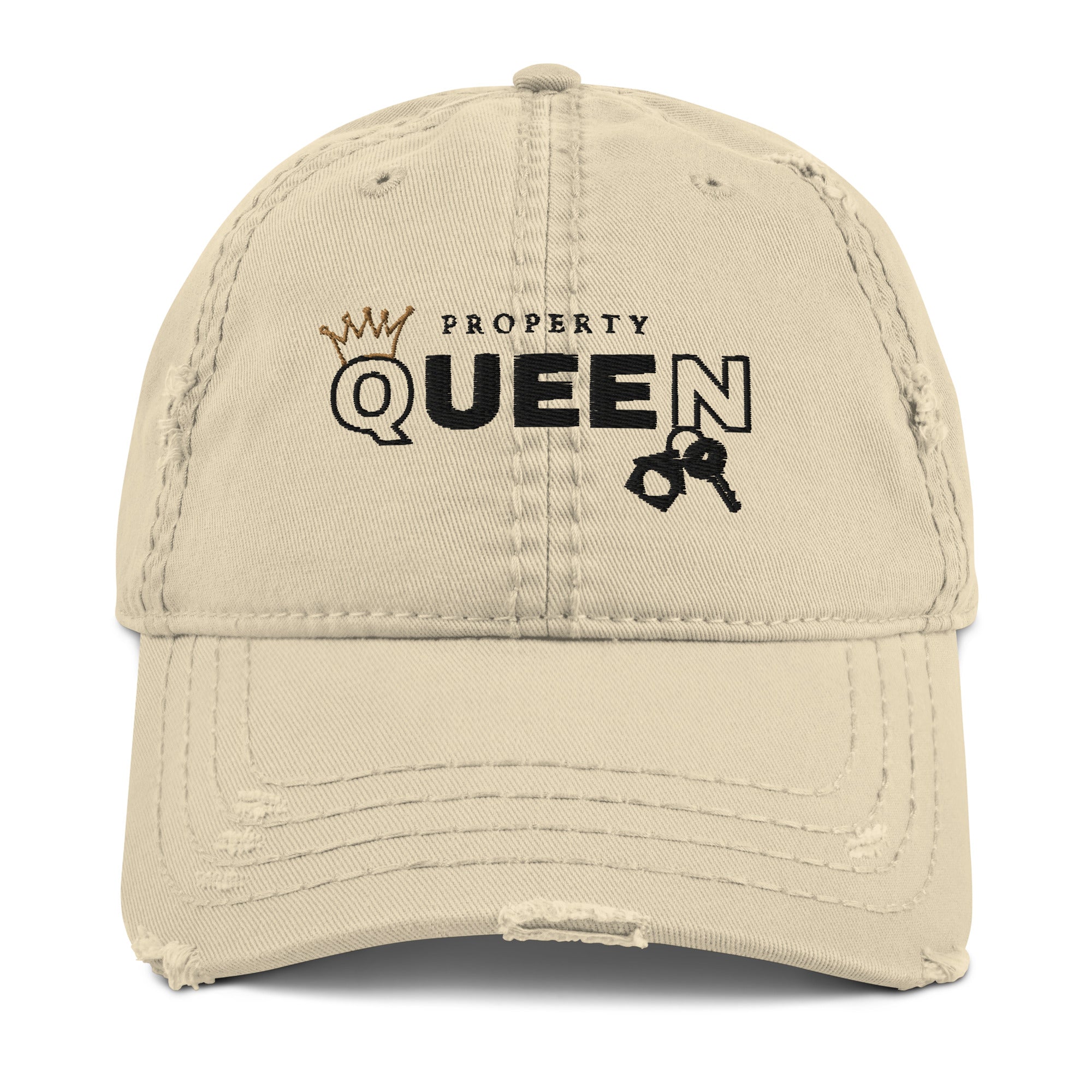 Property Queen Distressed Dad Hat