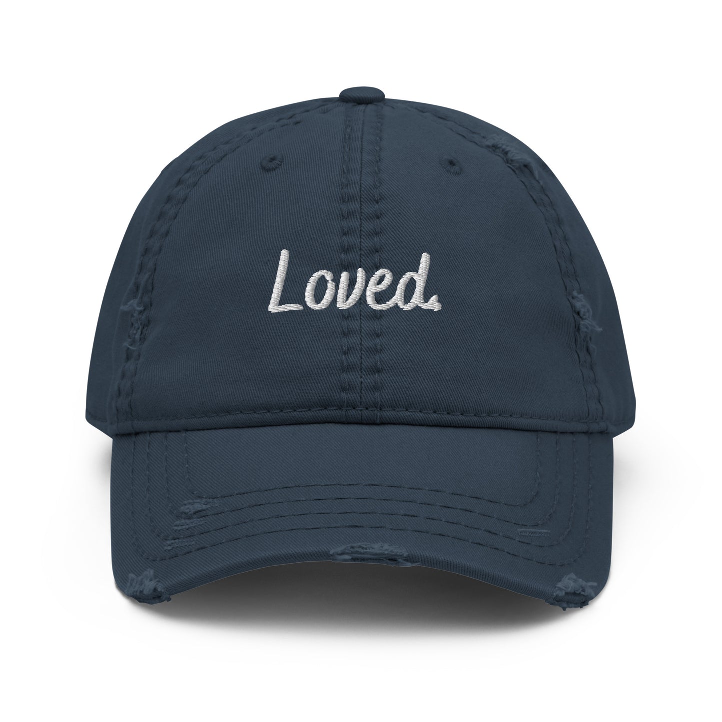 Loved Distressed Dad Hat