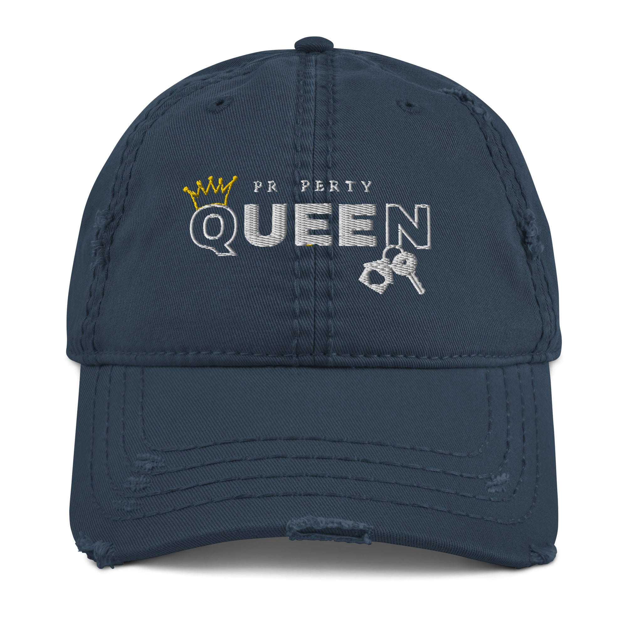 Property Queen Distressed Dad Hat