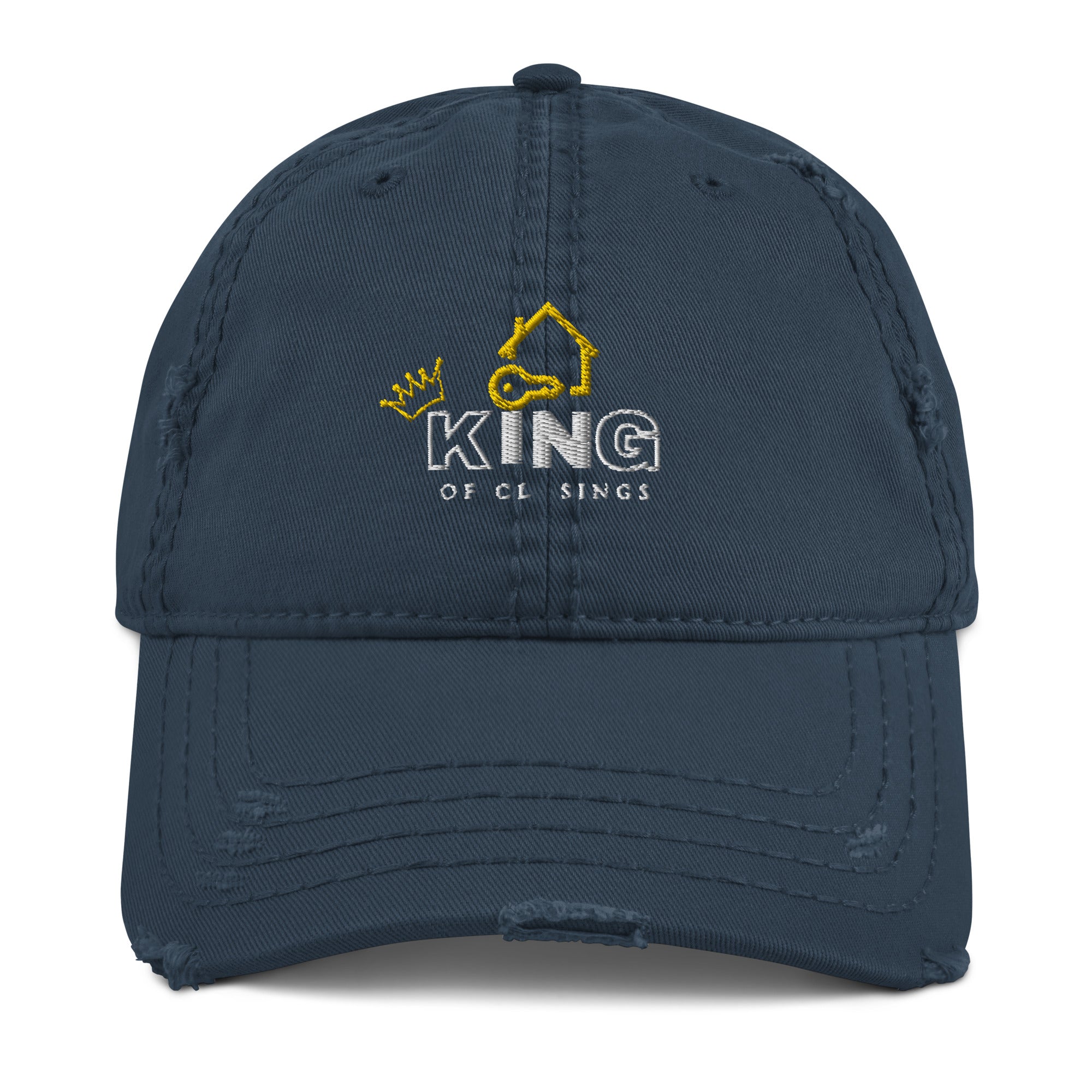 King of Closings Distressed Dad Hat