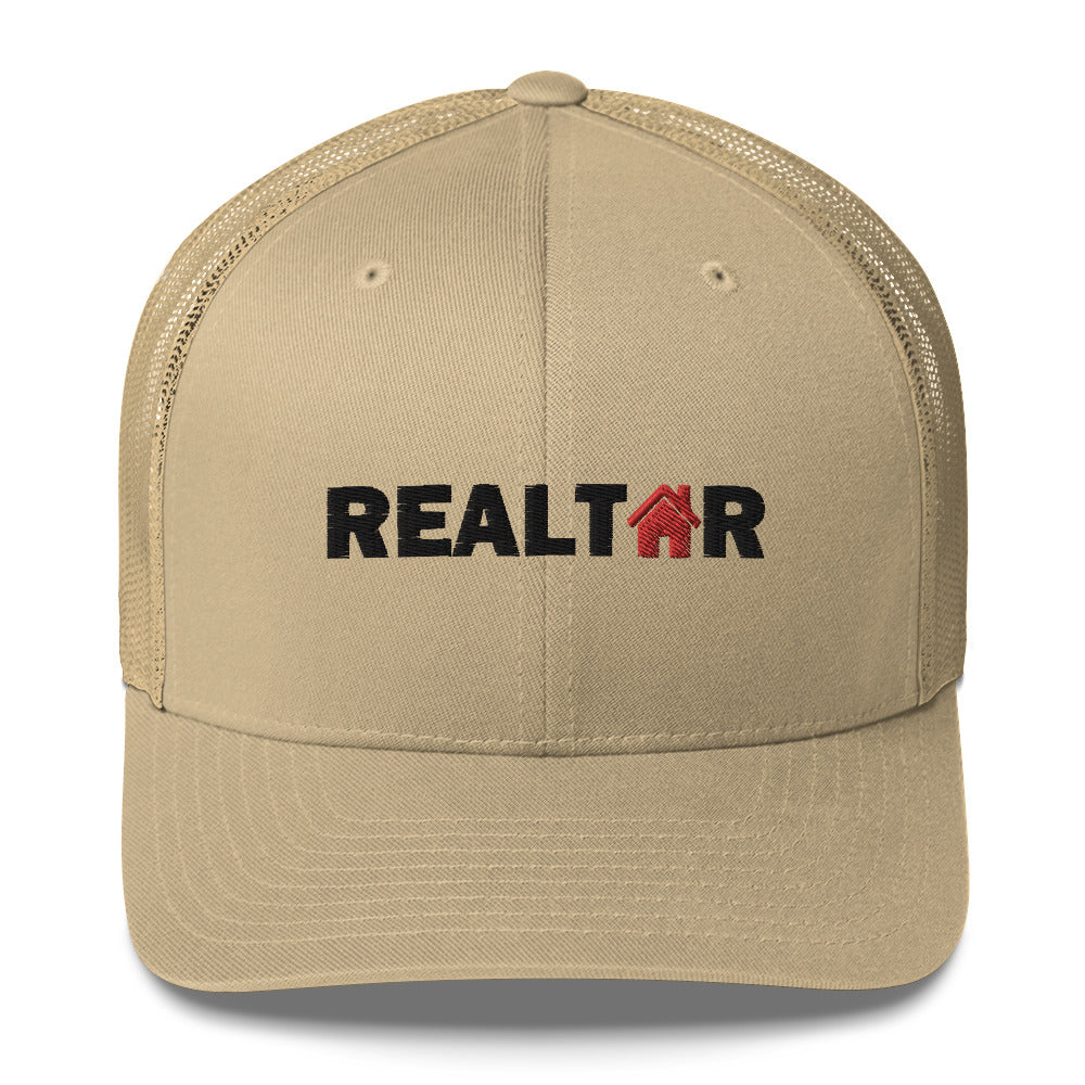 Realtor Red House Trucker Cap