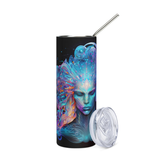 Aquarius Zodiac Stainless steel tumbler