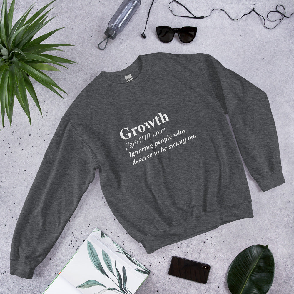 Growth definition sweatshirt