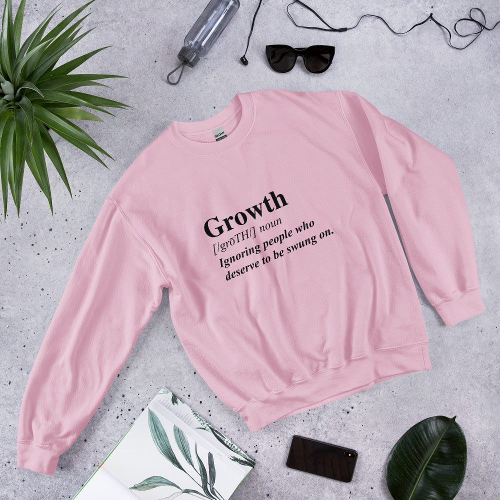 Growth definition sweatshirt