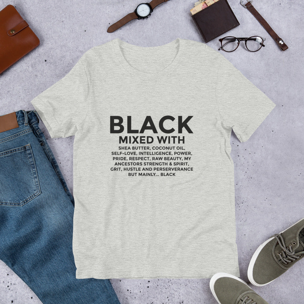 Black Mixed With t-shirt