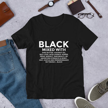 Black Mixed With t-shirt